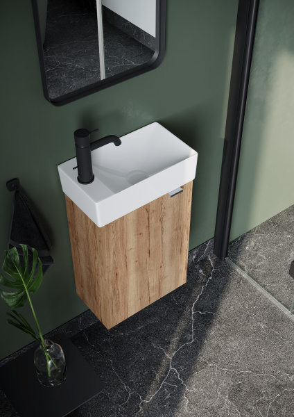 Тумба под раковину Sancos  Mini MN35EGL дуб галифакс натуральный